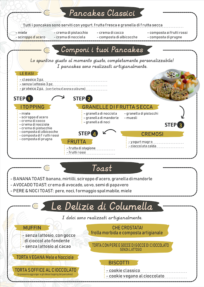 Menu Columella - Il Mangiar Sano | Aprilia-10